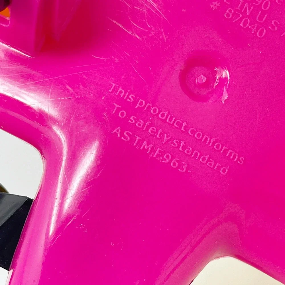 American Plastic‎ Toys Sea Plane Airplane Toy Vintage Bath Elf Made In USA Pink